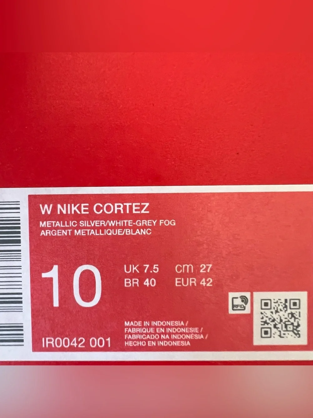 ✔️New✔️ NIKE Cortez Metallic Silver